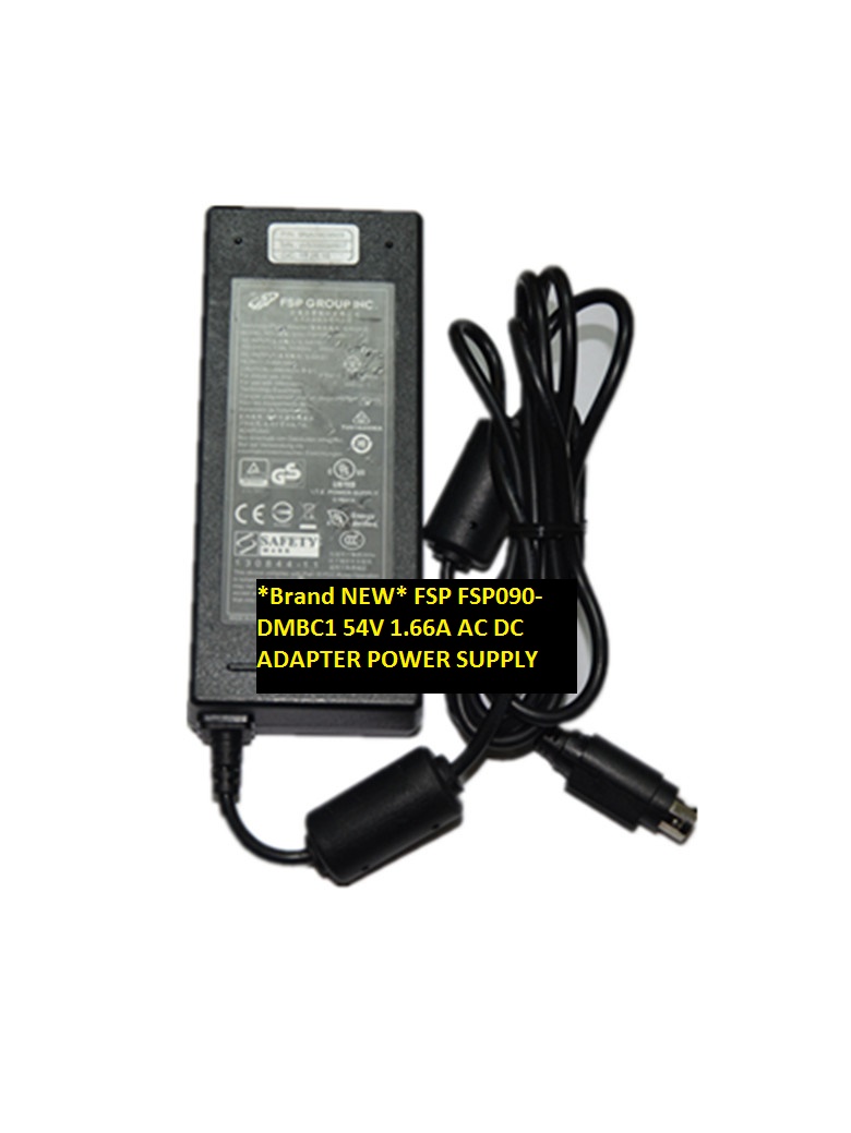 *Brand NEW* FSP FSP090-DMBC1 4pin 54V 1.66A AC DC ADAPTER POWER SUPPLY - Click Image to Close
